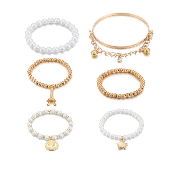 GOLD BANGLE BRACELET - Picture 3 of 4